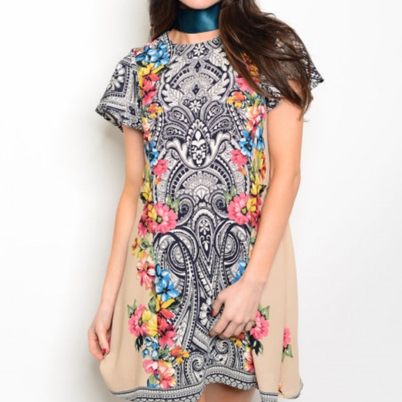 FLORAL PRINT DRESS - Picture 4 of 4